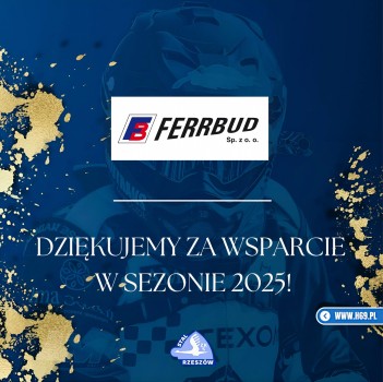 Dziękujemy Ferrbud Sp. z o.o za wsparcie w sezonie 2025!