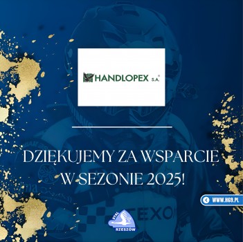 Dziękujemy firmie Handlopex za wsparcie w sezonie 2025!