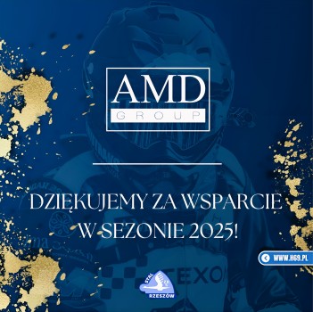 Dziękujemy firmie AMD Group za wsparcie w sezonie 2025!