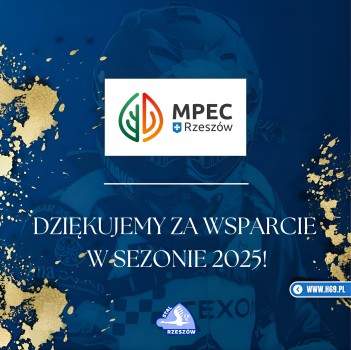 Dziękujemy MPEC Rzeszów za wsparcie w sezonie 2025!