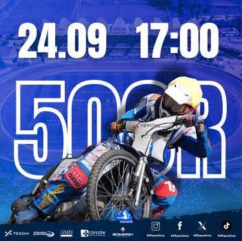14 Runda Pucharu GKSŻ 500R już 24 września na torze w Rzeszowie!