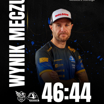 Przegrywamy w Łodzi 46:44. 