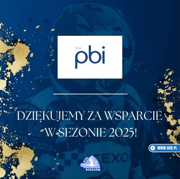 Dziękujemy Grupie PBI za wsparcie w sezonie 2025!
