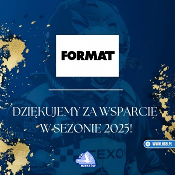Dziękujemy agencji reklamowej FORMAT za wsparcie w sezonie 2025!
