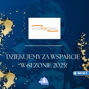 Dziękujemy Usługowemu Zakładowi WOD-KAN-GAZ Józef Lis za wsparcie w sezonie 2025!
