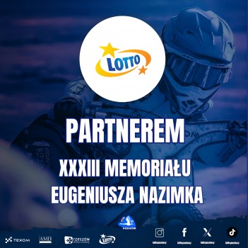 LOTTO partnerem XXXIII Memoriału Eugeniusza Nazimka!