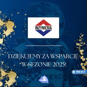 Dziękujemy firmie Inżynieria za wsparcie w sezonie 2025!