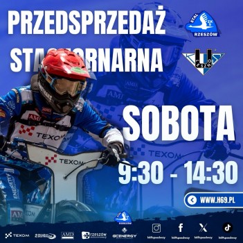 Przedsprzedaż stacjonarna biletów na mecz Texom Stal Rzeszów - FOGO Unia Leszno