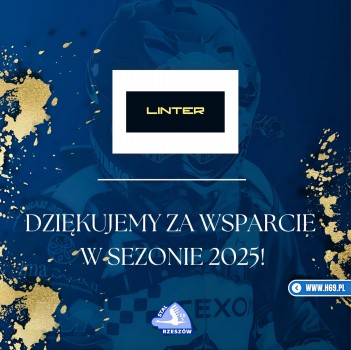 Dziękujemy firmie Linter za wsparcie w sezonie 2025!