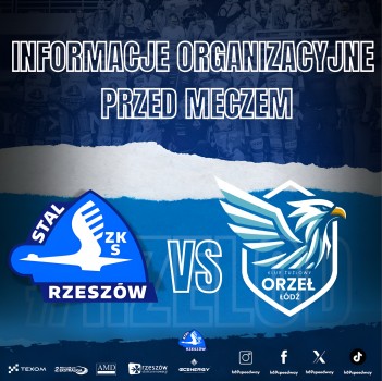 Informacje organizacyjne przed meczem #RZELOD