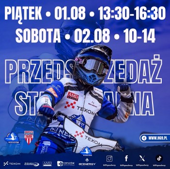 Przedsprzedaż stacjonarna biletów na mecz Texom Stal Rzeszów - Abramczyk Polonia Bydgoszcz