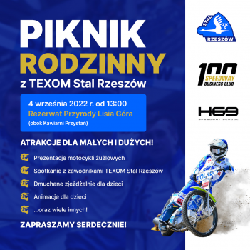 Rodzinny piknik na zakończenie wakacji z TEXOM Stal Rzeszów