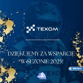 Dziękujemy firmie TEXOM za wsparcie w sezonie 2025!