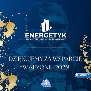Dziękujemy Spółdzielni Mieszkaniowej ENERGETYK za wsparcie w sezonie 2025!