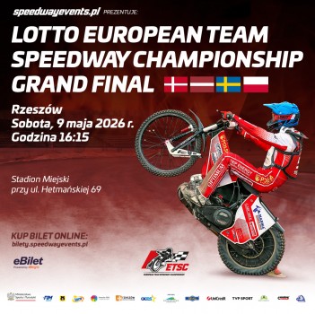 Ruszyła sprzedaż biletów na Lotto European Team Speedway Championship Grand Final w Rzeszowie.