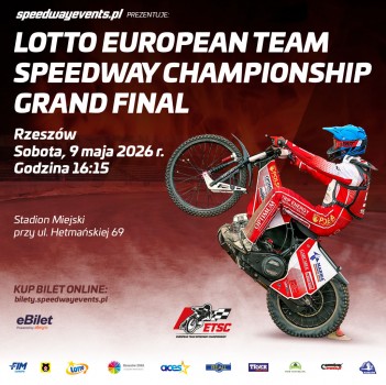 Ruszyła sprzedaż biletów na Lotto European Team Speedway Championship Grand Final w Rzeszowie.