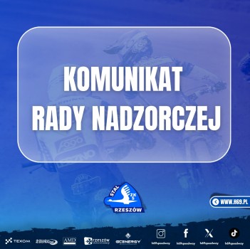 Komunikat Rady Nadzorczej H69 Speedway S.A