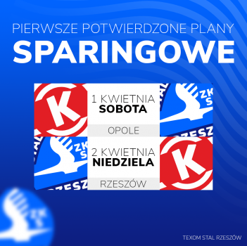 Sparingi z Opolem potwierdzone!