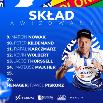 Składy awizowane: Texom Stal Rzeszów vs. Polonia Piła