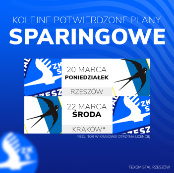 Sparingi z Unią Tarnów zaplanowane!