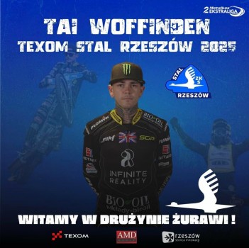 Tai Woffinden nowym zawodnikiem TEXOM Stali Rzeszów