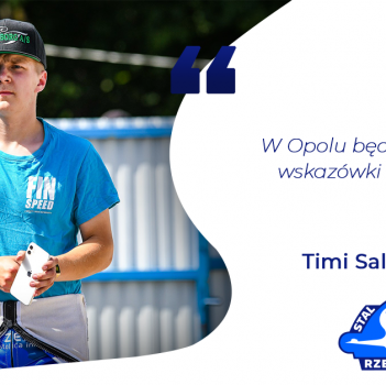 Timi Salonen: W Opolu będę liczył na wskazówki kolegów