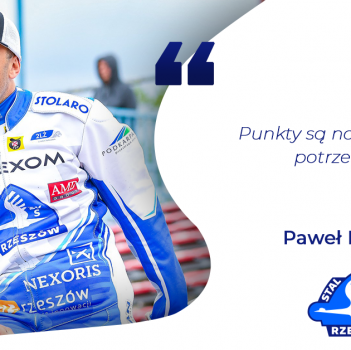 Paweł Miesiąc: Punkty są nam bardzo potrzebne