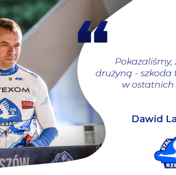 Dawid Lampart: Pokazaliśmy, że jesteśmy drużyną - szkoda tylko, że dopiero w ostatnich meczach